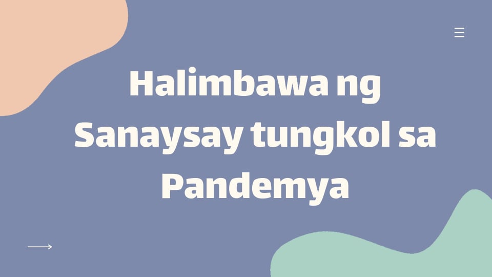 Halimbawa ng Sanaysay tungkol sa Pandemya - Aralin Philippines