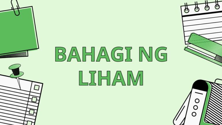 Bahagi Ng Liham - Aralin Philippines