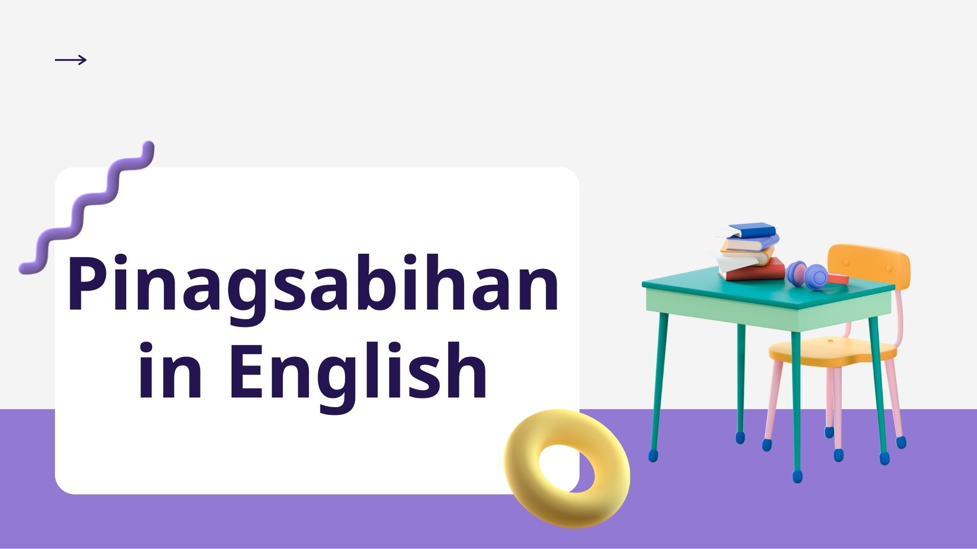Pinagsabihan in English