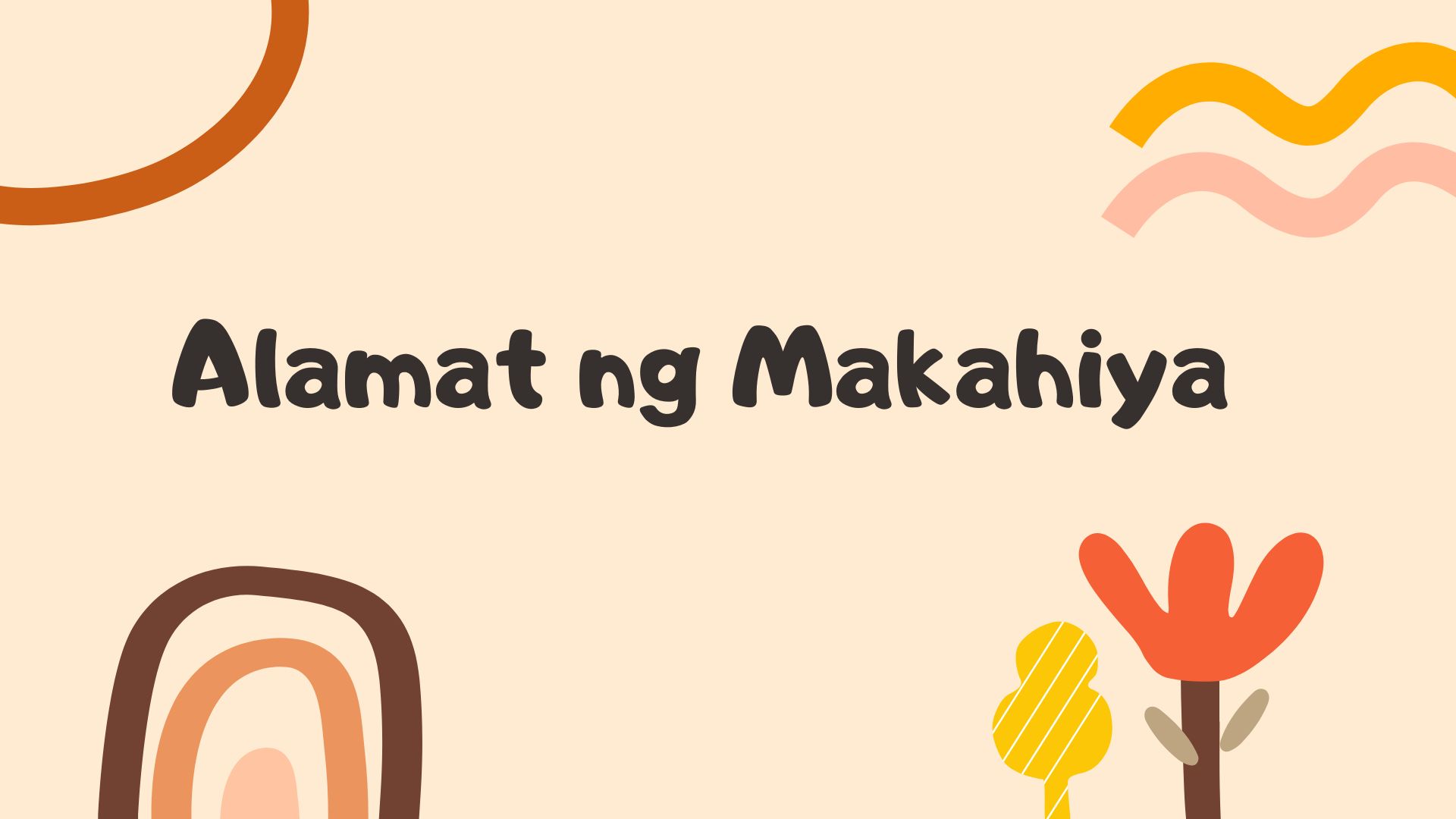 Alamat Ng Makahiya Aralin Philippines